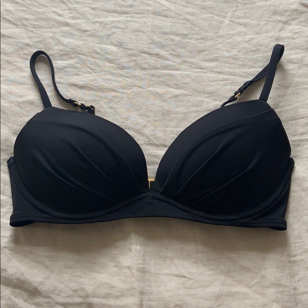 Victoria’s Secret black bikini top size 34D